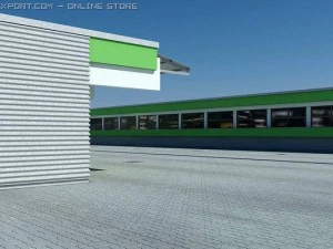 industrial park 3D Model