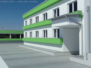 industrial park Model 3D