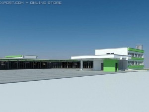 industrial park Model 3D