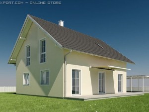 villa Modello 3D