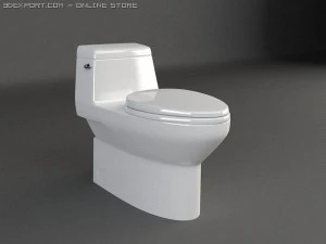 toilettes Modèle 3D