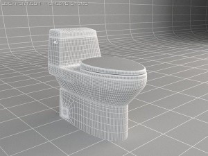 toilet Model 3D