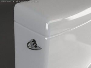toilet Model 3D
