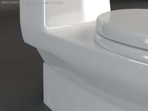 toilet Model 3D