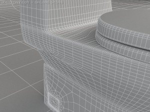 toilet Model 3D