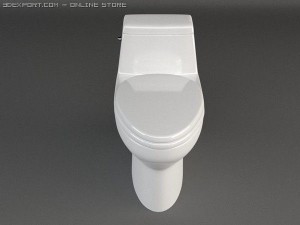 toilet Model 3D