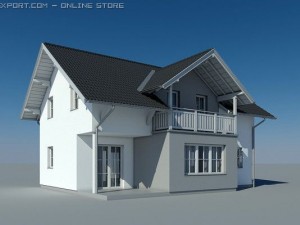villa 3D 模型