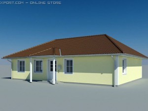 bungalow 3Dモデル