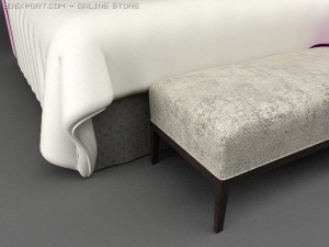bed 3D Model
