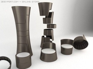 lounge furniture Modello 3D