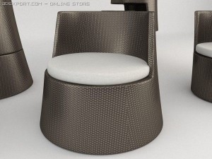 lounge furniture 3D 모델