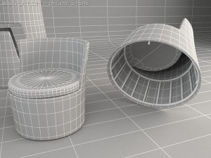 lounge furniture 3D 모델