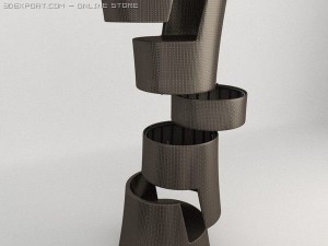 lounge furniture 3D 모델