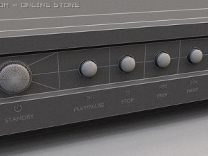 dvd player 3D 模型