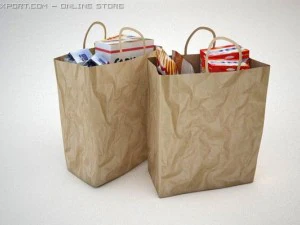 Einkaufstasche 3D Modell