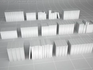 книжковий комплект 3D Модель