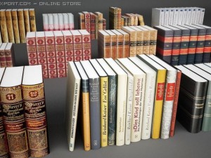book set 3D मॉडल