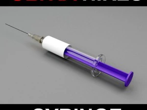 注射器 3Dモデル