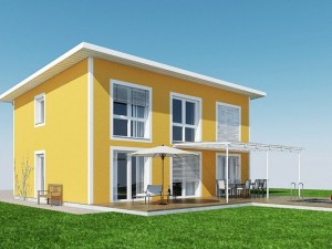 villa with garden 3D Model