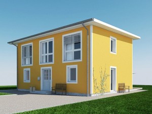 villa with garden 3D Model