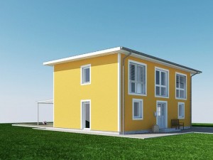villa with garden 3D Model