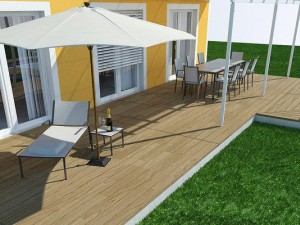 villa with garden 3D Model