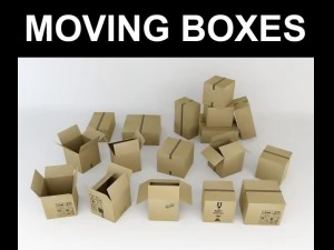 caixas m&oacute;veis Modelo 3D