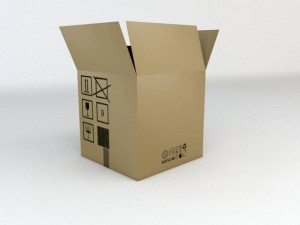 moving boxes 3D Model