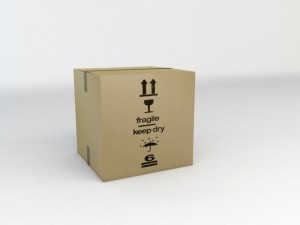 moving boxes 3D Model