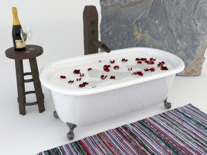 vecchia vasca Modello 3D