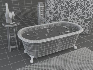 old tub 3D Model