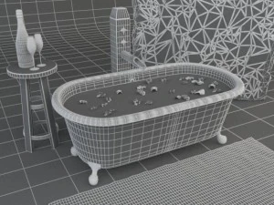 old tub 3D Model