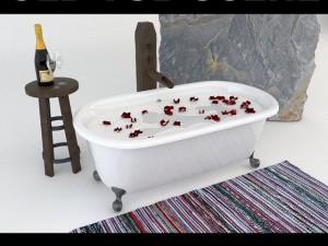 old tub 3D Model