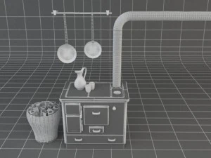 old oven 3D Model