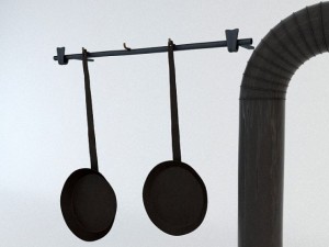old oven 3D 模型