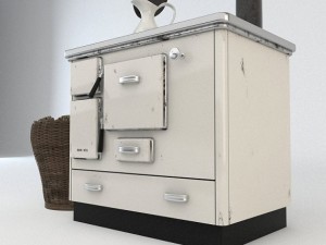 old oven 3D 模型