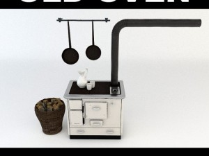 old oven 3D 模型