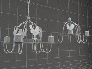 2 old lamps 3D Model