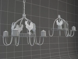 2 old lamps 3D Model