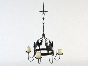 2 old lamps 3D Model