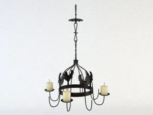 2 old lamps 3D Model