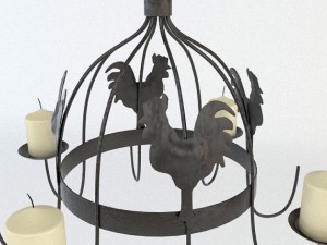2 old lamps 3D Model