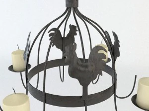 2 old lamps 3D Model