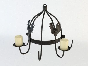2 old lamps 3D Model