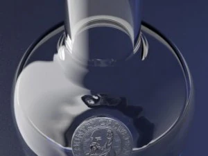 vodka bottle 3D Model