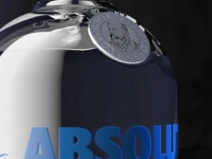 vodka bottle 3D Model