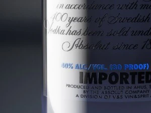 vodka bottle 3D Model