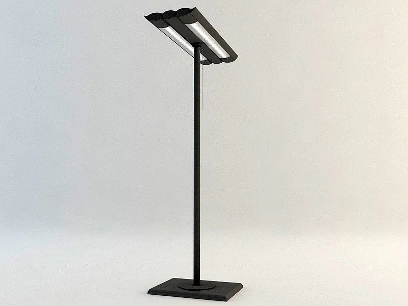 floor lamp 3D Model .c4d .max .obj .3ds .fbx .stl .blend 