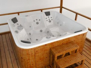 jacuzzi with gazebo 3D Model