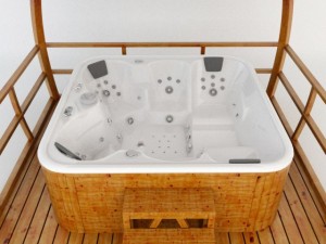 jacuzzi with gazebo 3D-Modell